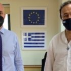 Συνάντηση του βουλευτή Φλώρινας Γ. Αντωνιάδη με τον υφυπουργό Περιβάλλοντος και Ενέργειας Γ. Αμυρά για αναδασμούς και δασικούς χάρτες