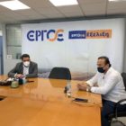 Συνάντηση του βουλευτή Φλώρινας Γ. Αντωνιάδη με τον διεύθυνοντα σύμβουλο της ΕΡΓΟΣΕ Χρ. Βίνη