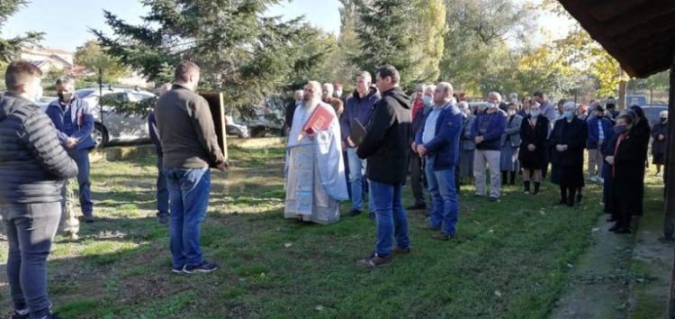 Εορτασμός του παλαιού Ενοριακού Ναού Αγίου Δημητρίου Αχλάδας (video, pics)