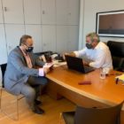 Συνάντηση του βουλευτή Γ. Αντωνιάδη με τον πρόεδρο της Συντονιστικής Επιτροπής για τη Δίκαιη Μετάβαση Κ. Μουσουρούλη