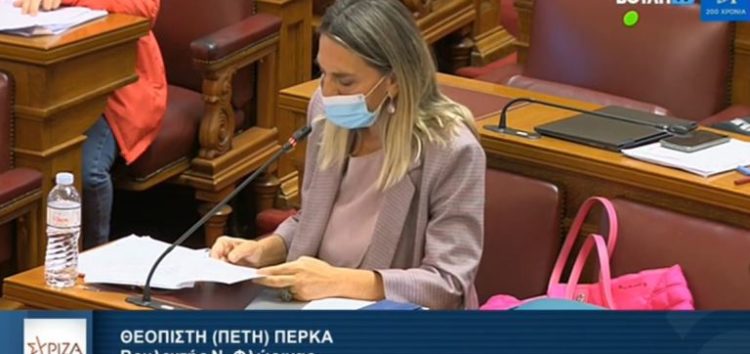 Π. Πέρκα: «Οι φορείς επισημαίνουν τις ελλείψεις του σχεδιασμού της Κυβέρνησης επί του νομοσχεδίου ενεργειακής απόδοσης, ενεργειακών κοινοτήτων, antitrust υπόθεση Ευρωπαϊκής Επιτροπής και άλλες ρυθμίσεις»