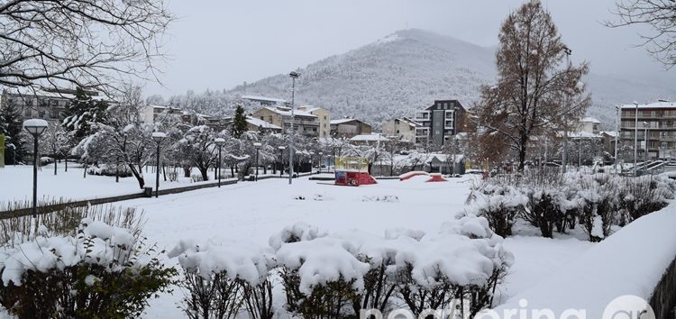 Στα λευκά ξύπνησε η Φλώρινα (pics)