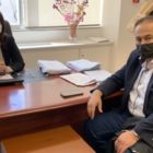 Συνάντηση του βουλευτή Γ. Αντωνιάδη με τη διευθύντρια του Υπουργείου Εργασίας Χρ. Μπουσουλέγκα