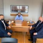 Συνάντηση του βουλευτή Φλώρινας Γ. Αντωνιάδη με Κ. Μουσουρούλη και Π. Καλλίρη για αρδευτικά, φυσικό αέριο και κάθετο άξονα