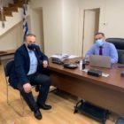 Συνάντηση του βουλευτή Γ. Αντωνιάδη με το ΓΓ Τηλεπικοινωνιών και Ταχυδρομείων κ. Θ. Στάβερη για το πρόβλημα πρόσβασης στο διαδίκτυο της Λεβαίας