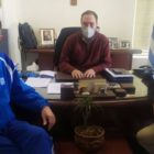 Με τον άλτη του ύψους Γρηγόρη Χάσο και τον προπονητή του Στέλιο Κεσίδη συναντήθηκε ο Δήμαρχος Φλώρινας Βασίλης Γιαννάκης