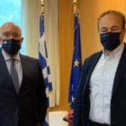 Συνάντηση του βουλευτή Γ. Αντωνιάδη με τον υφυπουργό Υποδομών και Μεταφορών Μ. Παπαδόπουλο