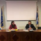 Συνάντηση του Περιφερειάρχη Γιώργου Κασαπίδη με την Υφυπουργό Εργασίας και Κοινωνικών Υποθέσεων Δόμνα Μιχαηλίδου