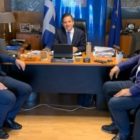 Συνάντηση του βουλευτή Γ. Αντωνιάδη και του δημάρχου Β. Γιαννάκη με το Γ.Γ. Δασών Κ. Αραβώση για τις χορτολιβαδικές εκτάσεις