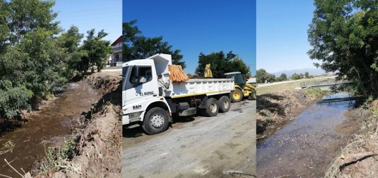 Ευχαριστήριο της κοινότητας Ιτέας για τον καθαρισμό της κοίτης του ποταμού