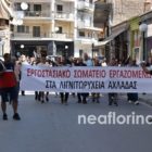 Πορεία και συγκέντρωση διαμαρτυρίας των εργαζομένων στα Λιγνιτωρυχεία Αχλάδας (video, pics)
