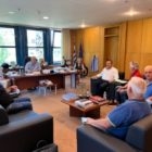 Συνάντηση του βουλευτή Γ. Αντωνιάδη και εκπροσώπων ΤΑΧΙ της κοινότητας Κρυσταλλοπηγής με τον υφυπουργό Μεταφορών Μ. Παπαδόπουλο