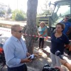 Ο βουλευτής Γιάννης Αντωνιάδης στη συγκέντρωση διαμαρτυρίας των αγροτών του Αμυνταίου