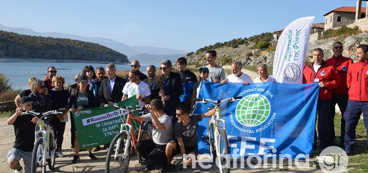 Η σκυταλοδρομία «Running Out of Time» πέρασε από την Πρέσπα (video, pics)