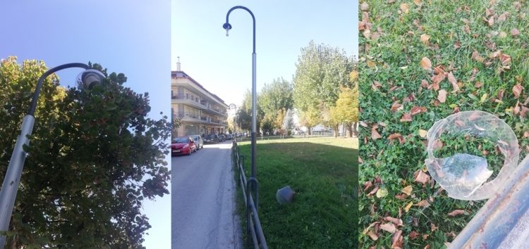 Ζημιές στον δημοτικό φωτισμό