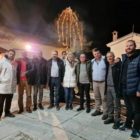 Στο άναμμα του Χριστουγεννιάτικου δέντρου της κοινότητας Υδρούσας ο Δήμαρχος Φλώρινας (pics)