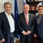 Συνάντηση βουλευτών Γ. Αντωνιάδη και Ζ. Τζηκαλάγια με αν. υπ. Ανάπτυξης Ν. Παπαθανάση για έκτακτη ενίσχυση καταστημάτων και επιχειρήσεων
