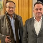 Συνάντηση του βουλευτή Γ. Αντωνιάδη με τον υπουργό Αγροτικής Ανάπτυξης και Τροφίμων Γ. Γεωργαντά