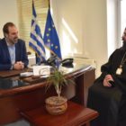 Επίσκεψη του Μητροπολίτη Καστοριάς στον Δήμαρχο Φλώρινας