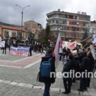 Η απεργιακή συγκέντρωση στη Φλώρινα (video, pics)