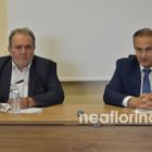 Κοινή συνέντευξη Τύπου του βουλευτή Γ. Αντωνιάδη και του προέδρου του Επιμελητηρίου Σ. Σαπαλίδη για το πρόγραμμα συμβουλευτικής και κατάρτισης επιχειρηματιών και ανέργων (video)