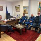 Επίσκεψη του νέου Διοικητή των Πυροσβεστικών Υπηρεσιών Νομού Κοζάνης στον Δήμαρχο Αμυνταίου