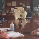 Συνάντηση εργασίας μεταξύ του Περιφερειάρχη και του Προέδρου του Επιμελητηρίου Φλώρινας
