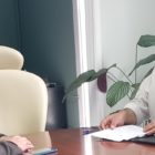 Συνάντηση του προέδρου του Επιμελητηρίου Φλώρινας Σάββα Σαπαλίδη με τον υποψήφιο βουλευτή Σταύρο Παπασωτηρίου