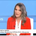 Η Πέτη Πέρκα στο EΡT NEWS: «Δεν κρύβεται η αμηχανία του κ. Μητσοτάκη για τις υποκλοπές, ακριβώς επειδή είναι ένοχος» (video)
