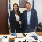 Επίσκεψη της Προέδρου της Olympico Vision στον Δήμαρχο Αμυνταίου
