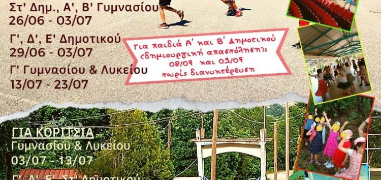 Παράταση εγγραφών στις εκκλησιαστικές κατασκηνώσεις