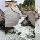 Σφοδρή χαλαζόπτωση έπληξε την Άνω Υδρούσα