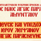 Υποδοχή ιερού λειψάνου της Αγίας Παρασκευής στο Αμύνταιο