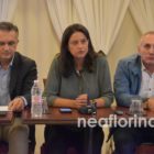 Περιοδεία κυβερνητικού κλιμακίου στη Φλώρινα με επικεφαλής τη Νίκη Κεραμέως (video, pics)
