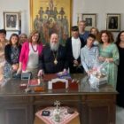 Επίσκεψη του Εκκλησιαστικού Σχολείου Φλώρινας στον Επίσκοπο
