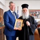Συνάντηση του Αντιπεριφερειάρχη Φλώρινας Σωτήρη Βόσδου με τον Μητροπολίτη Γρεβενών κ.κ. Δαβίδ, τοποτηρητή της Μητρόπολης Φλωρίνης, Πρεσπών και Εορδαίας