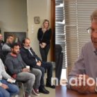 Συνάντηση του αντιπεριφερειάρχη Φλώρινας με επιχειρηματίες των Πρεσπών για την πρόσφατη κατολίσθηση στο Πισοδέρι (videos, pics)