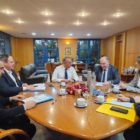 Συνάντηση του Σταύρου Παπασωτηρίου με τον Χρήστο Σταϊκούρα για θέματα υποδομών