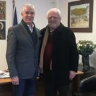 Ο πρώην Δήμαρχος Στέφανος Γιαγκούλης στο Δημαρχείο Αμυνταίου