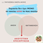 Ακουστική επεξεργασία:  Άλλο και τούτο πάλι!!