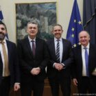 Συνάντηση του Σταύρου Παπασωτηρίου με τον Πρέσβη της Σουηδίας στην Αθήνα