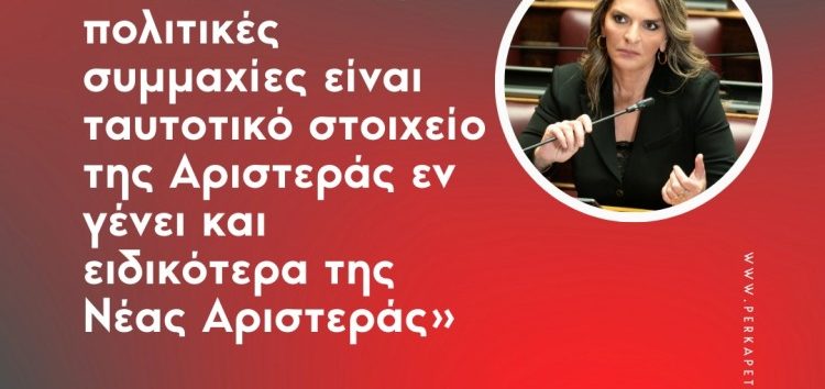 Π. Πέρκα: «Επιλογή και όχι παράλειψη η αδράνεια της κυβέρνησης της Νέας Δημοκρατίας στη νομοθέτηση των όρων και των προϋποθέσεων εφαρμογής της λαϊκής νομοθετικής πρωτοβουλίας»