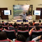 Μαθητές/τριες του 2ου Γυμνασίου Μουδανιών στο Εκπαιδευτικό Κέντρο ΑΠΕ στον Φιλώτα