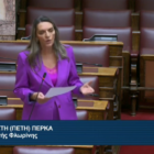 Συζήτηση επίκαιρης ερώτηση Πέτης Πέρκα: Να μην προχωρήσει σε αυξήσεις στα τιμολόγια νερού η κυβέρνηση (video)