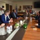 Επίσκεψη του ΥΦΕΘΑ Γιάννη Κεφαλογιάννη στο Διοικητήριο της Π.Ε. Φλώρινας
