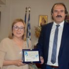 Επίσκεψη της Ευρωβουλευτού Μαρίας Σπυράκη στον Αντιπεριφερειάρχη Π.Ε. Φλώρινας Αθανάσιο Τάσκα