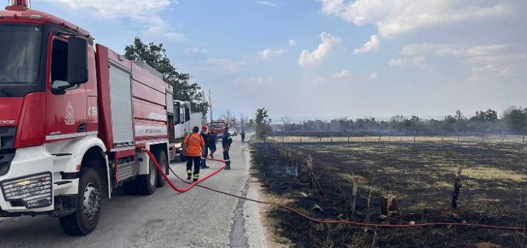 Κινητοποίηση της Πολιτικής Προστασίας του Δήμου Φλώρινας για την κατάσβεση πυρκαγιάς στην κοινότητα Άνω Υδρούσσας