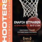 Έναρξη εγγραφών για την Ακαδημία μπάσκετ Shooters