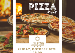 Pizza Night στο The Lynx Mountain Resort