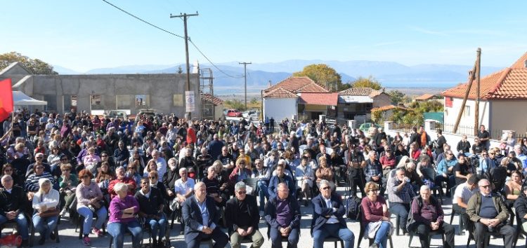 ΚΚΕ: Τα αποκαλυπτήρια μνημείων του ΔΣΕ στα χωριά Κώττας και Καλλιθέα (videos, pics)